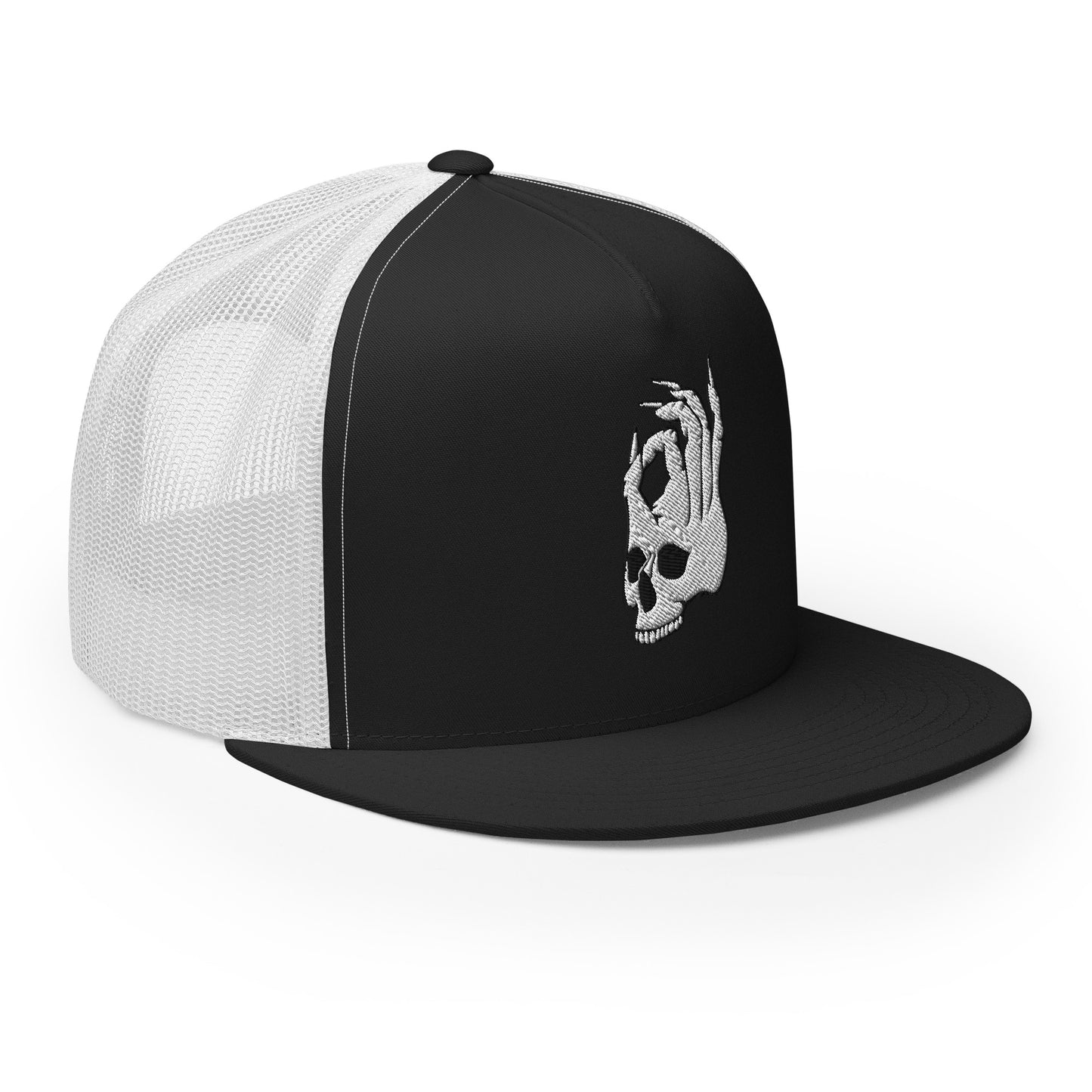 Hellbeing Skull 5 panel trucker cap