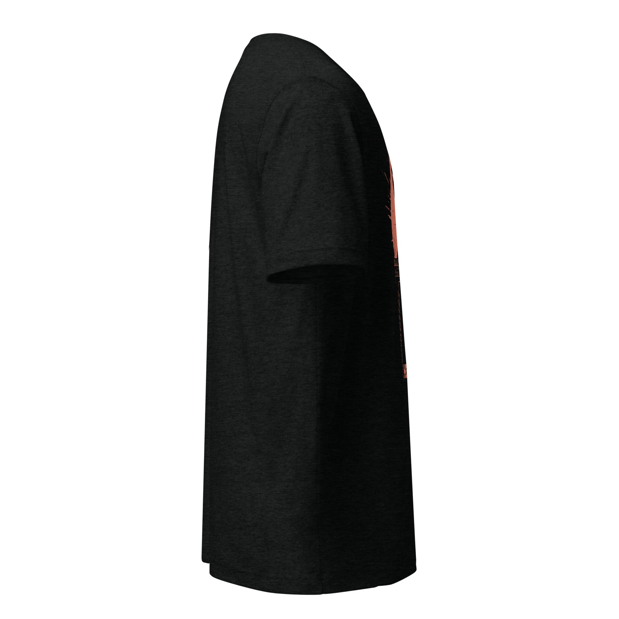 Hellbeing Lucifer's Pulpit tri-blend tee in black, right side view