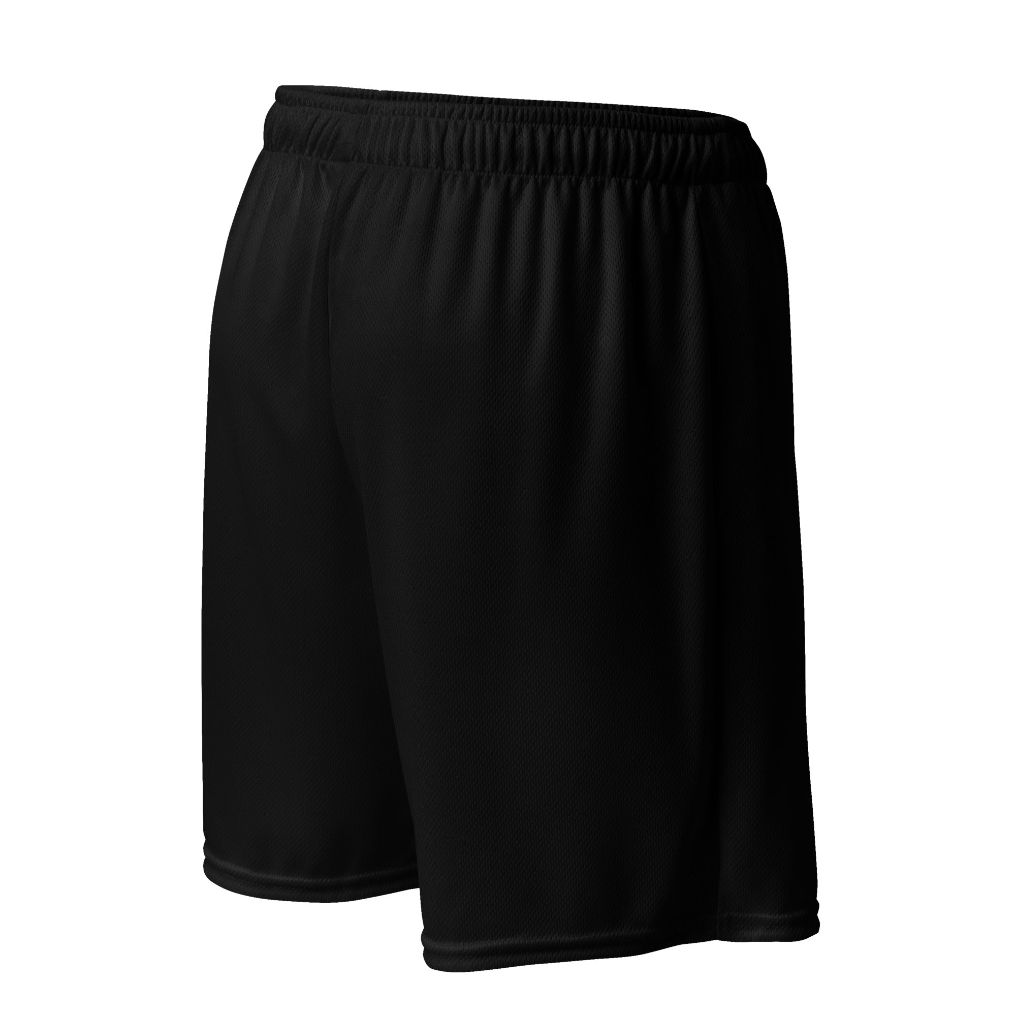 Hellbeing black mesh gym shorts, back detail