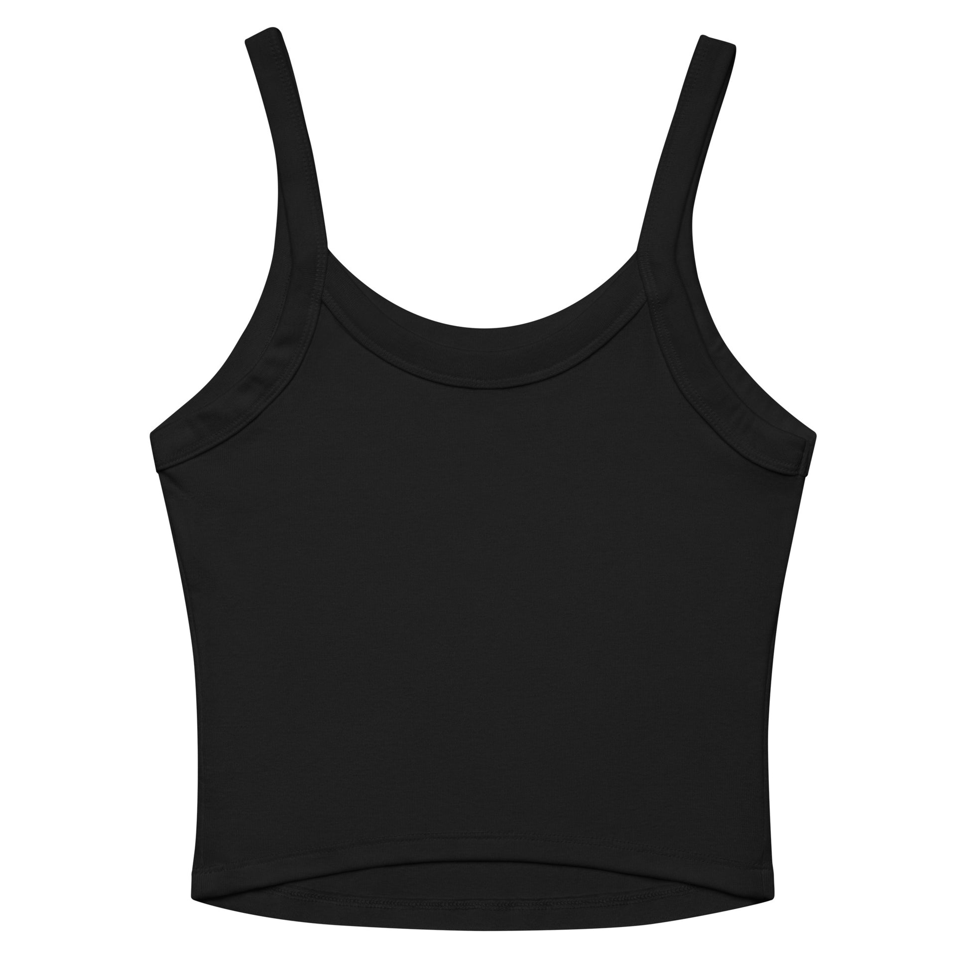 Back view of Hellbeing lucifers pulpit women's micro rib tank top