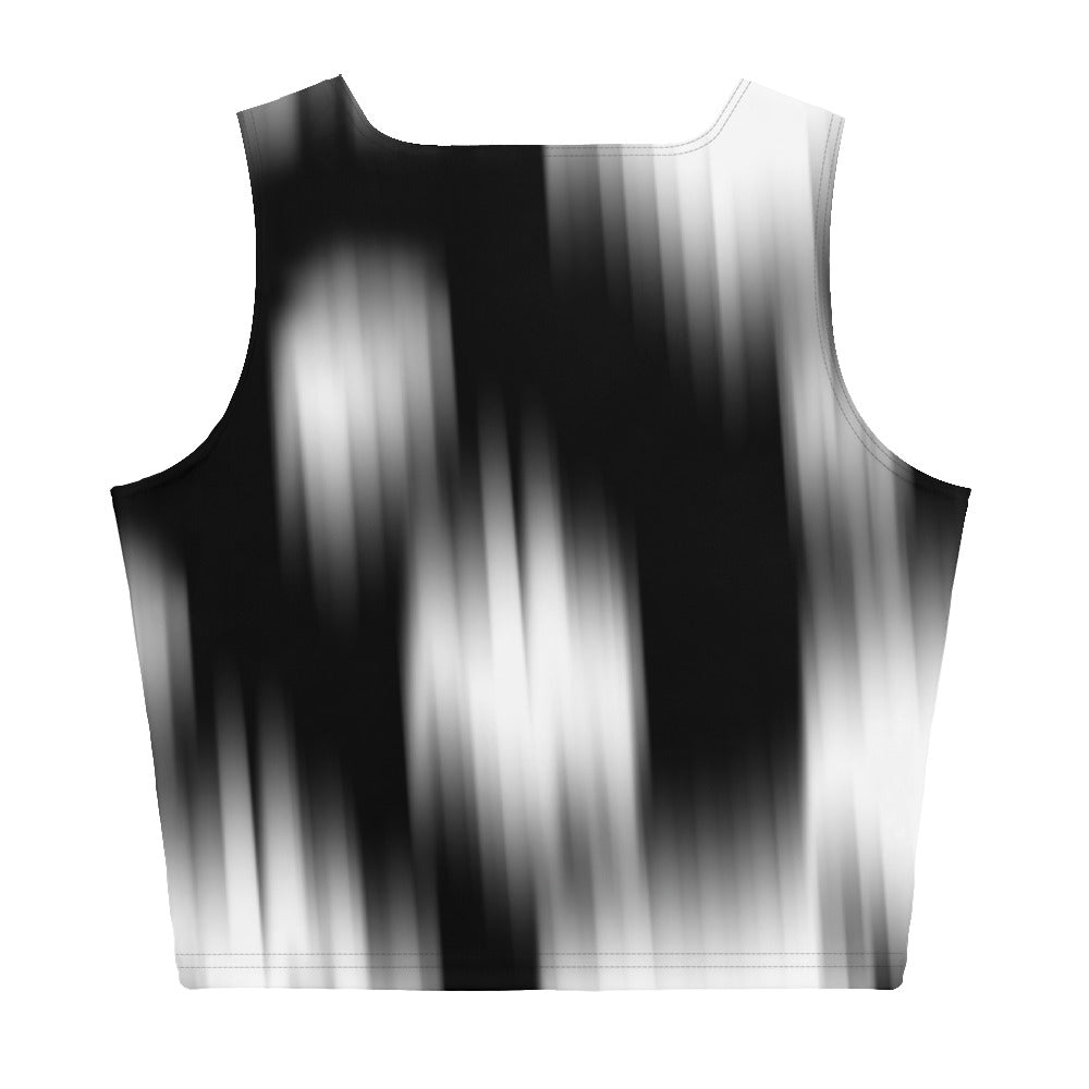 Hellbeing grayscale Crop Top