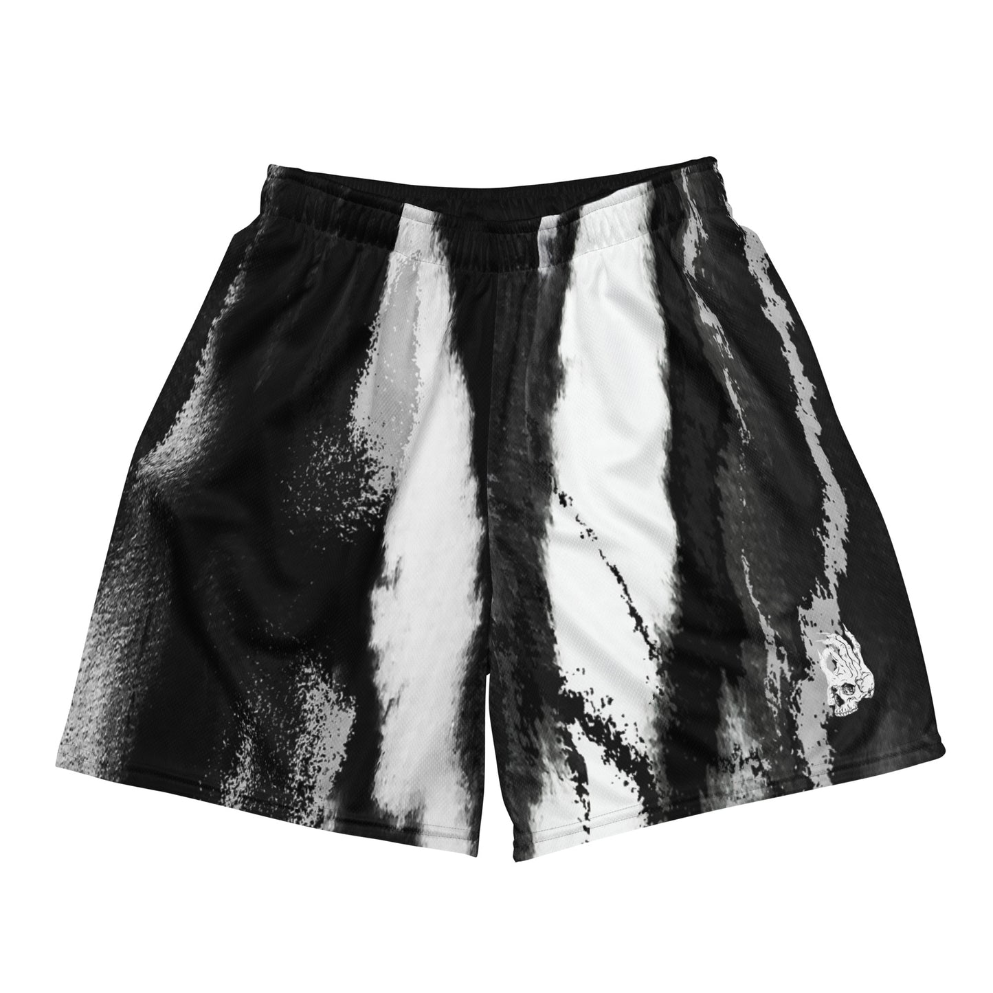 Hellbeing grayscale mesh shorts 2.0