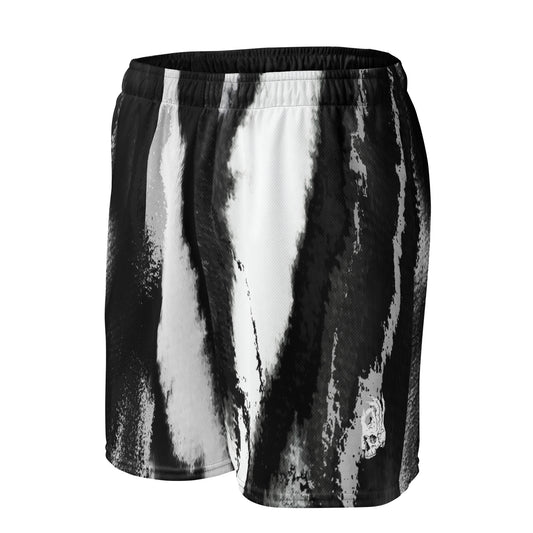 Hellbeing grayscale mesh shorts 2.0