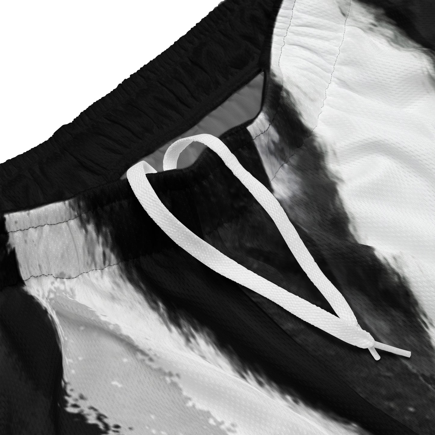 Hellbeing grayscale mesh shorts 2.0