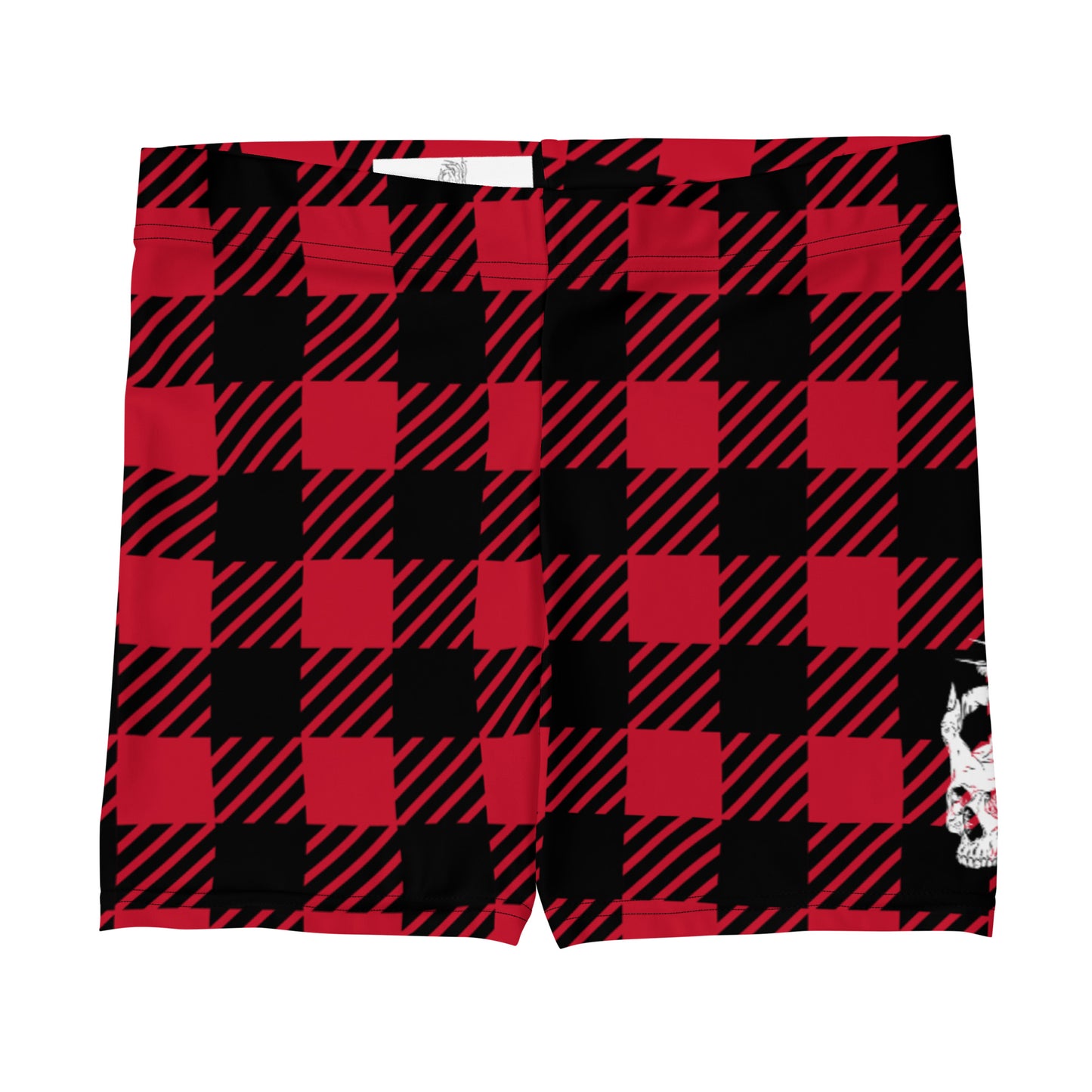 Hellbeing red plaid shorts