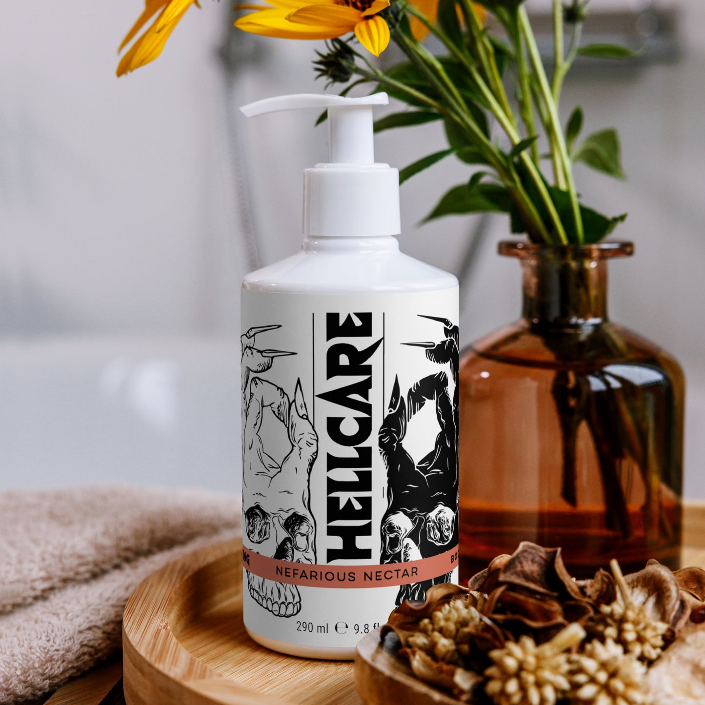 Hellbeing Hellcare Nefarious Nectar body lotion