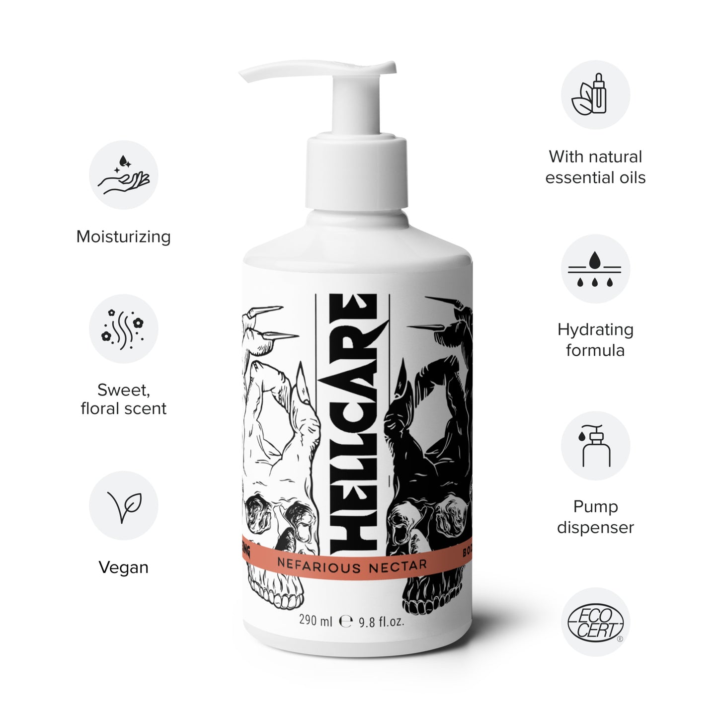 Hellbeing Hellcare Nefarious Nectar body lotion