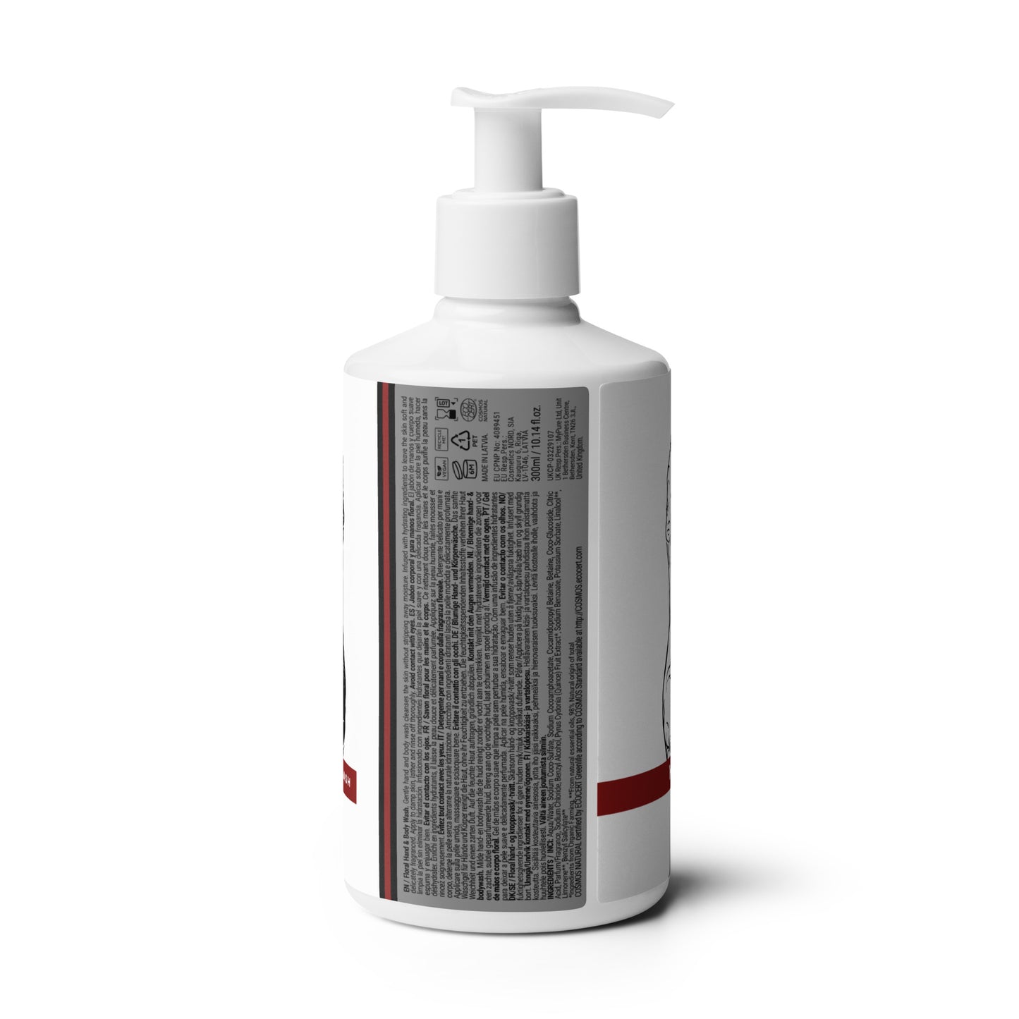 Hellbeing Hellthy Energetically Unholy Sport body wash in Blossom scent