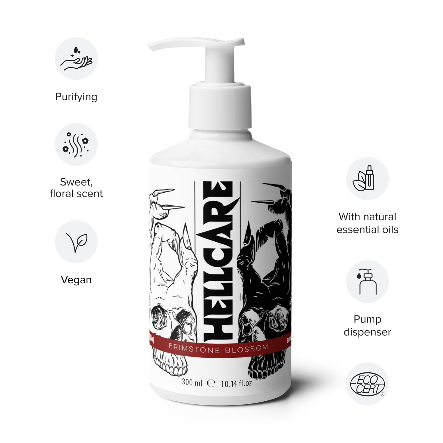 Hellbeing Hellcare Brimstone Blossom body wash