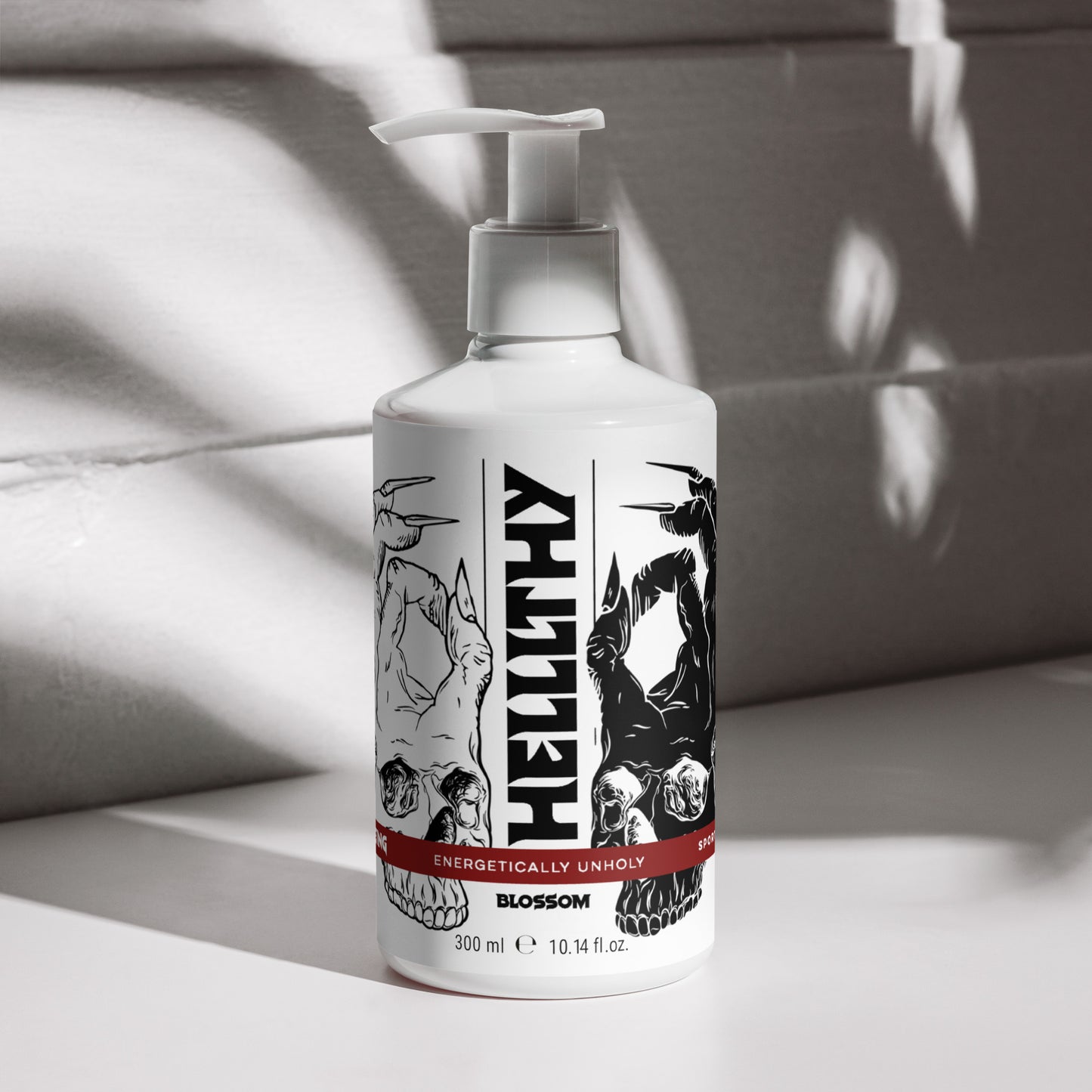 Hellbeing Hellthy Energetically Unholy Sport body wash in Blossom scent