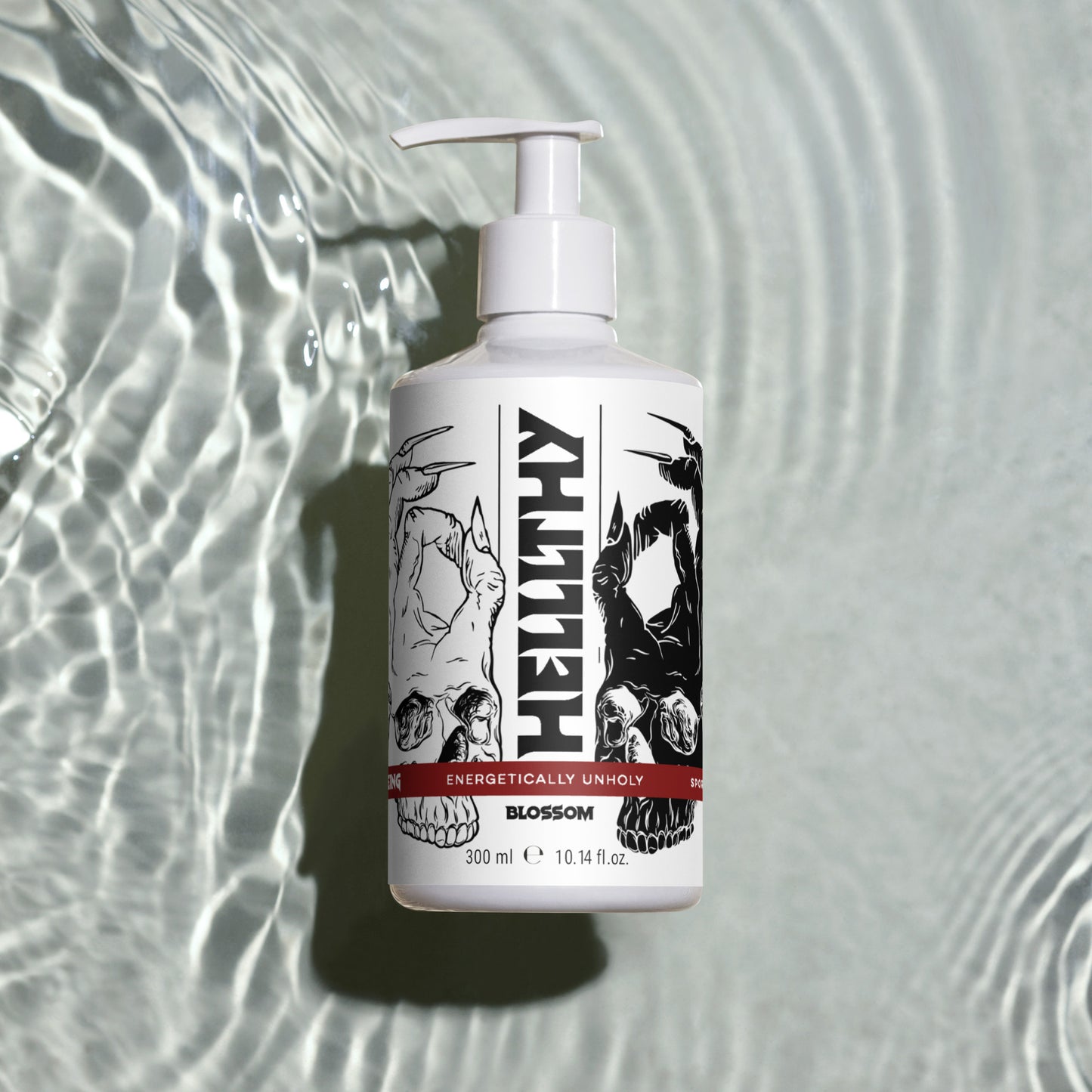 Hellbeing Hellthy Energetically Unholy Sport body wash in Blossom scent