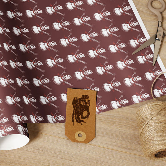 Hellbeing Snowman Wrapping paper roll