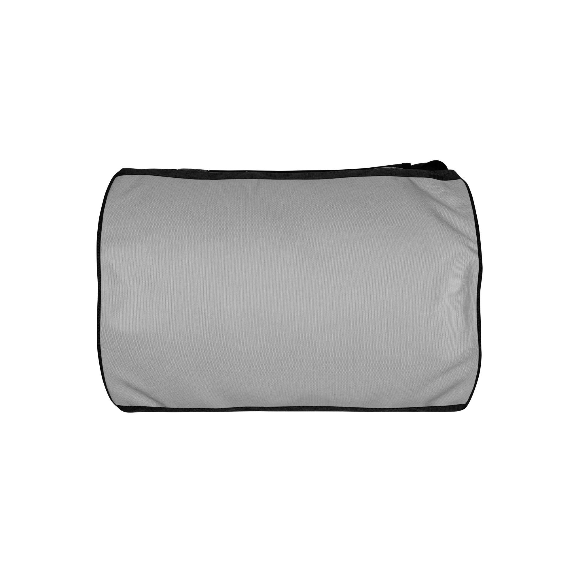 Hellbeing gym bag in grayscale and black, bottom view