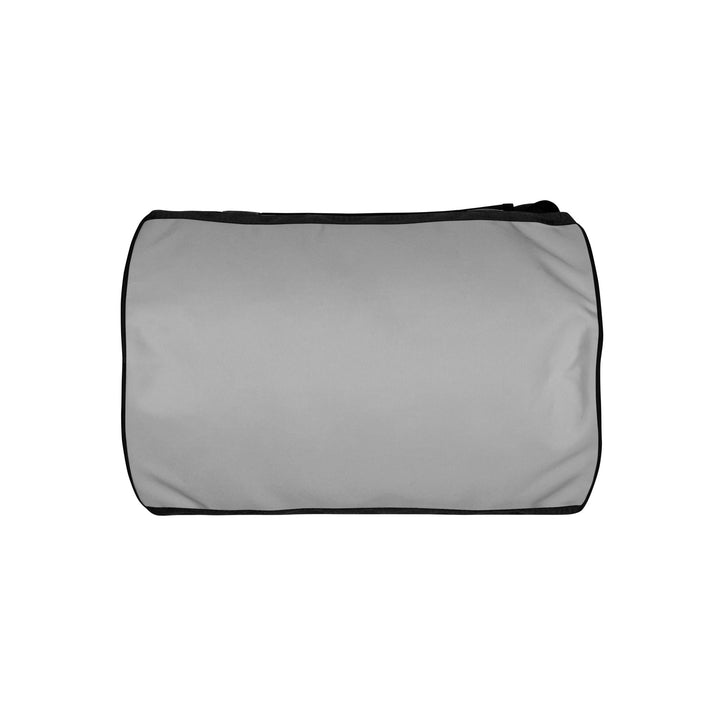 Hellbeing gym bag in grayscale and black, bottom view