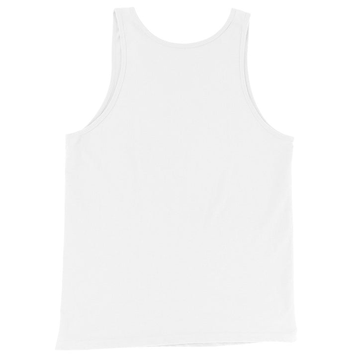 Hellbeing Uncle Satan white men's tank top, back view