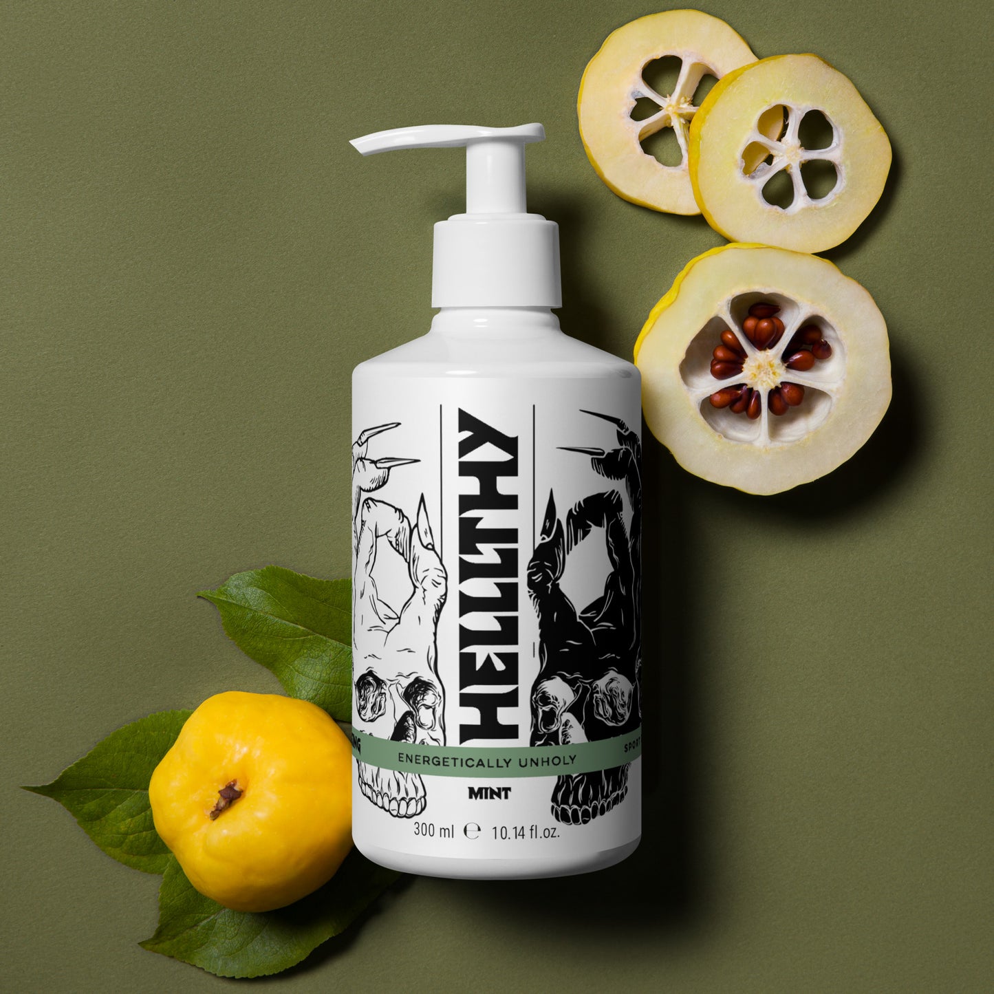 Hellbeing Hellthy Energetically Unholy sport body wash - Mint scent