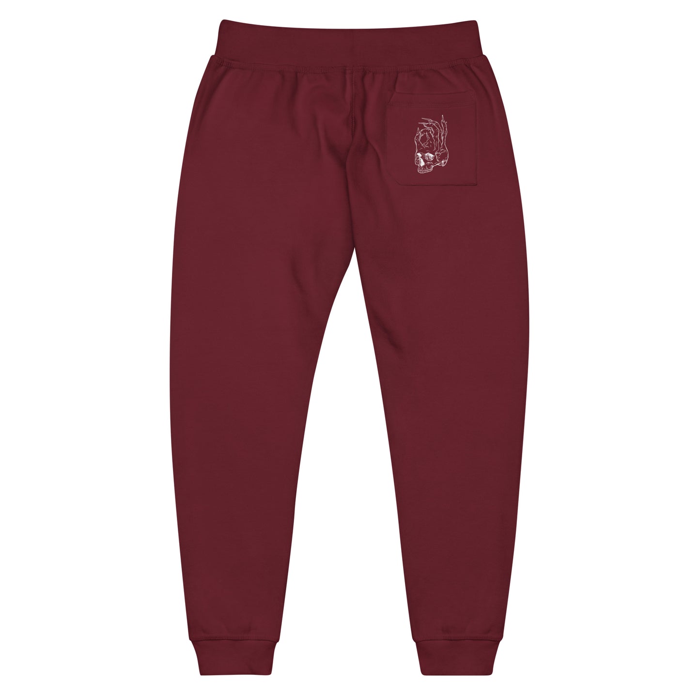 Hellbeing burgundy fleece sweatpants