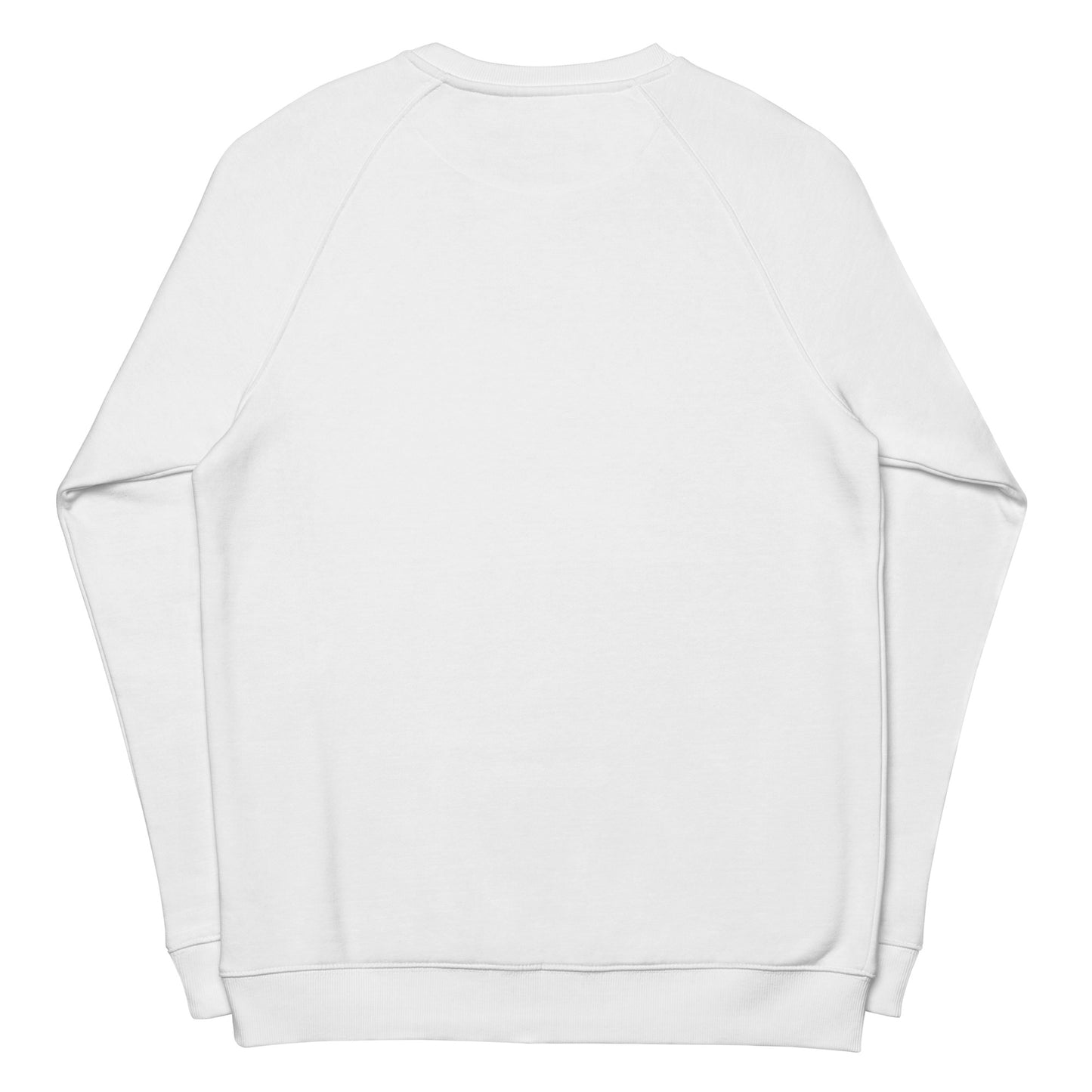 Hellbeing embroidered organic raglan sweatshirt in white