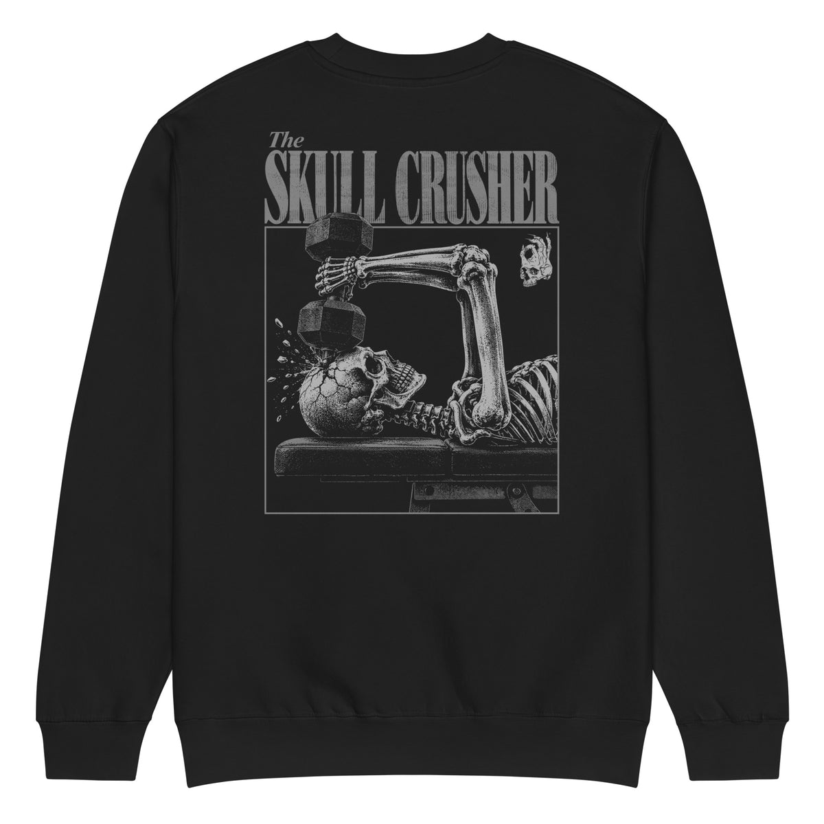 Hellbeing The Skull Crusher crew neck sweatshirt, product photo 5 of 7