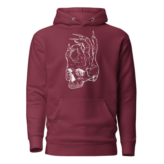 Hellbeing logo burgundy Hoodie