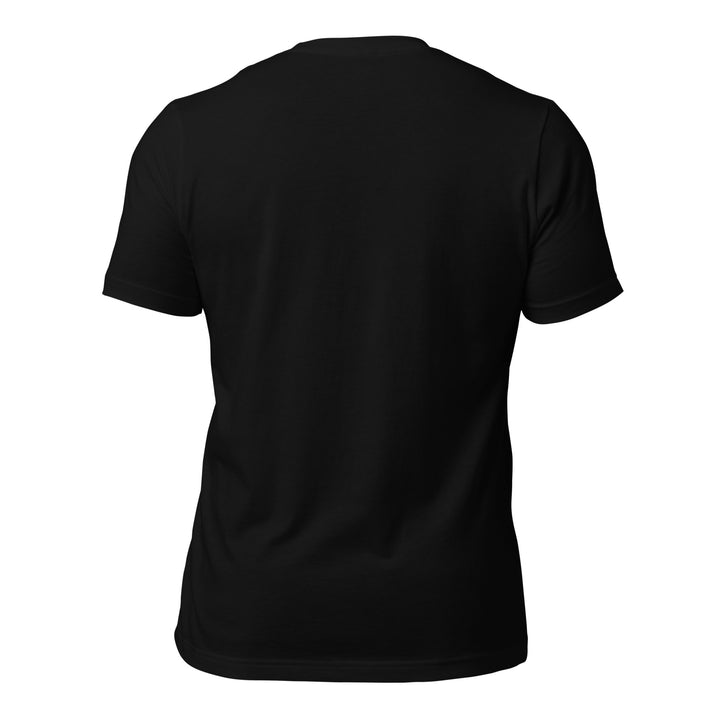 Hellbeing The Bottom Line black tee, back detail