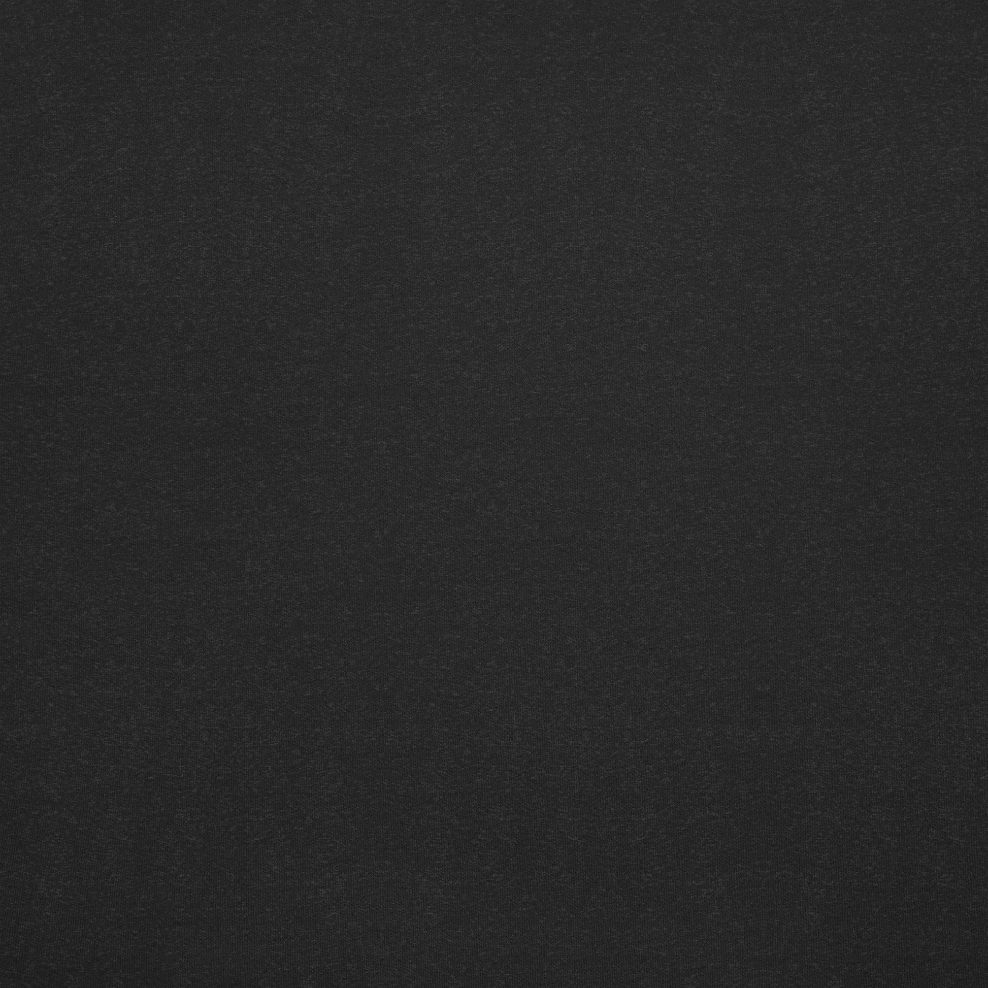 Hellbeing In God We Thrust black heather t-shirt, back view