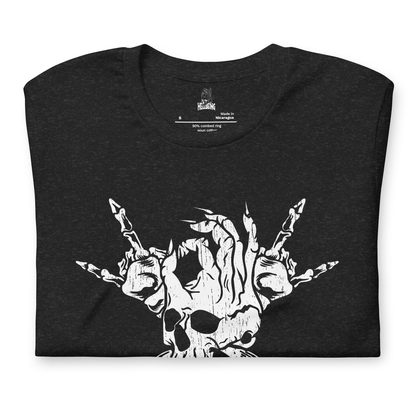 Hellbeing Skull and Crossbones t-shirt black and white