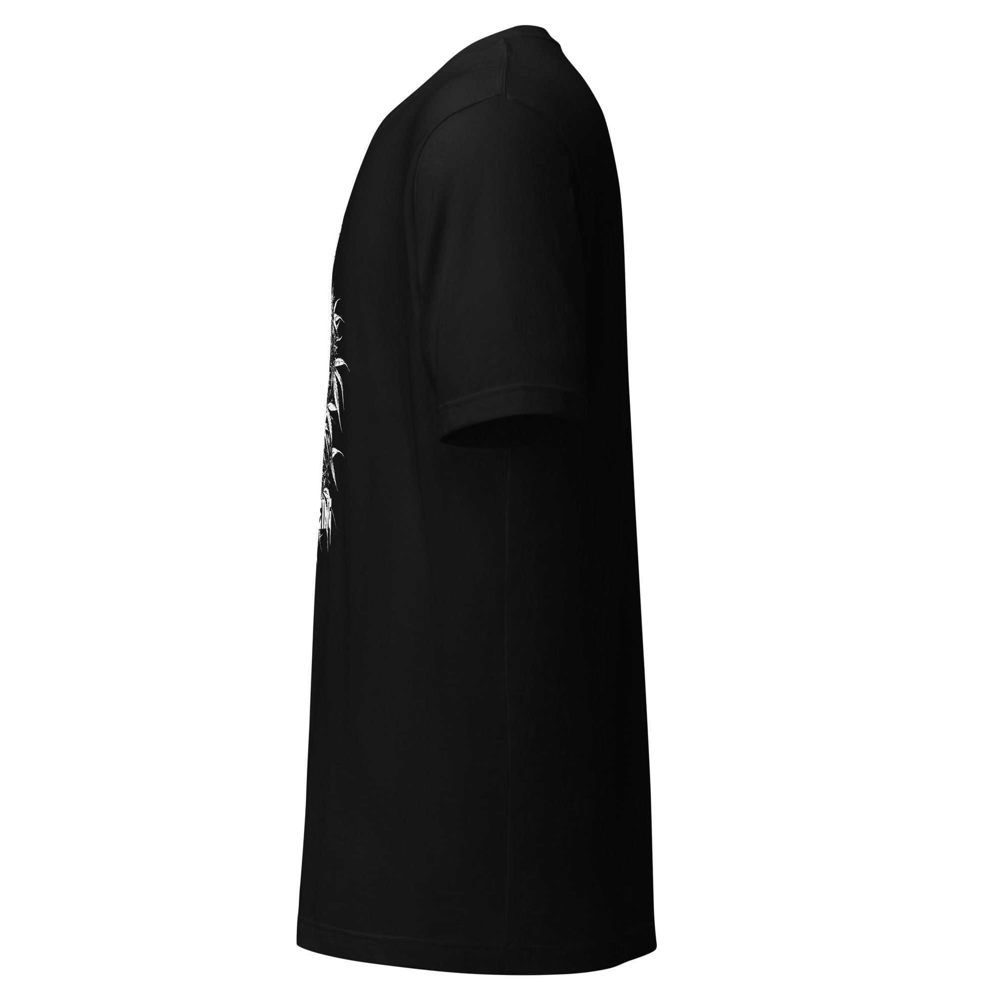 Hellbeing Weed black t-shirt, left side view