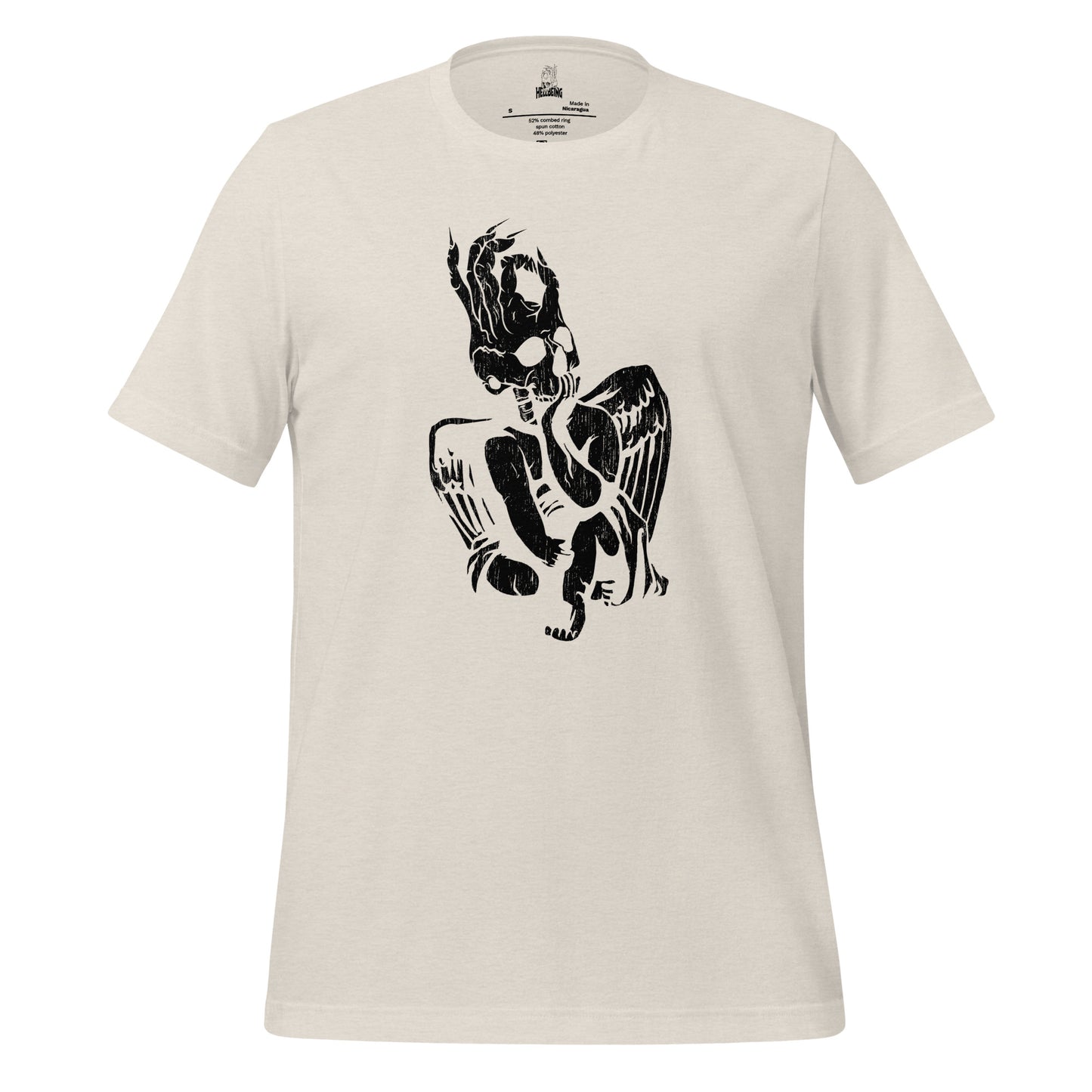 Hellbeing Cherub t-shirt black on dust