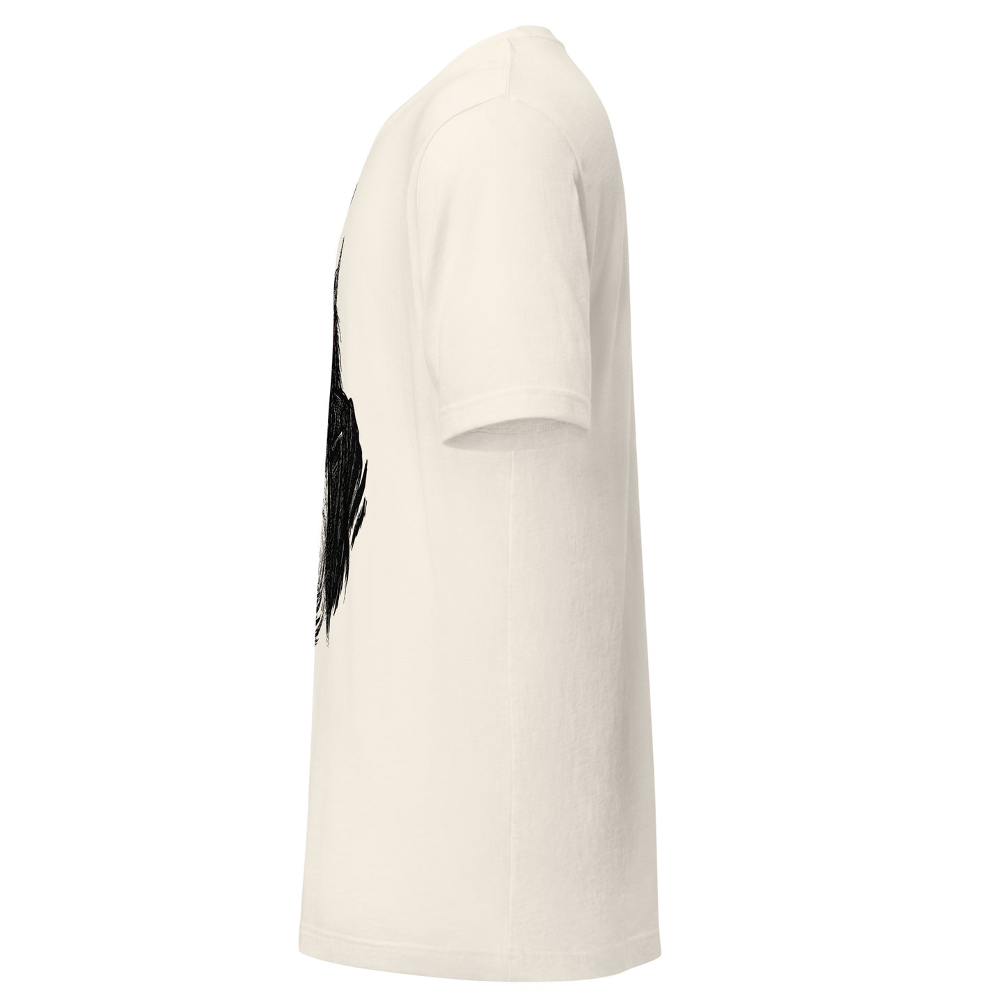 Hellbeing Uncle Satan dust t-shirt, left side view