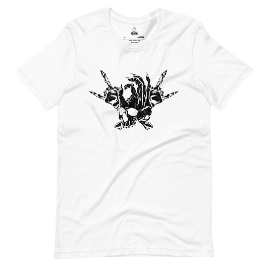 Hellbeing Skull and Crossbones t-shirt in white