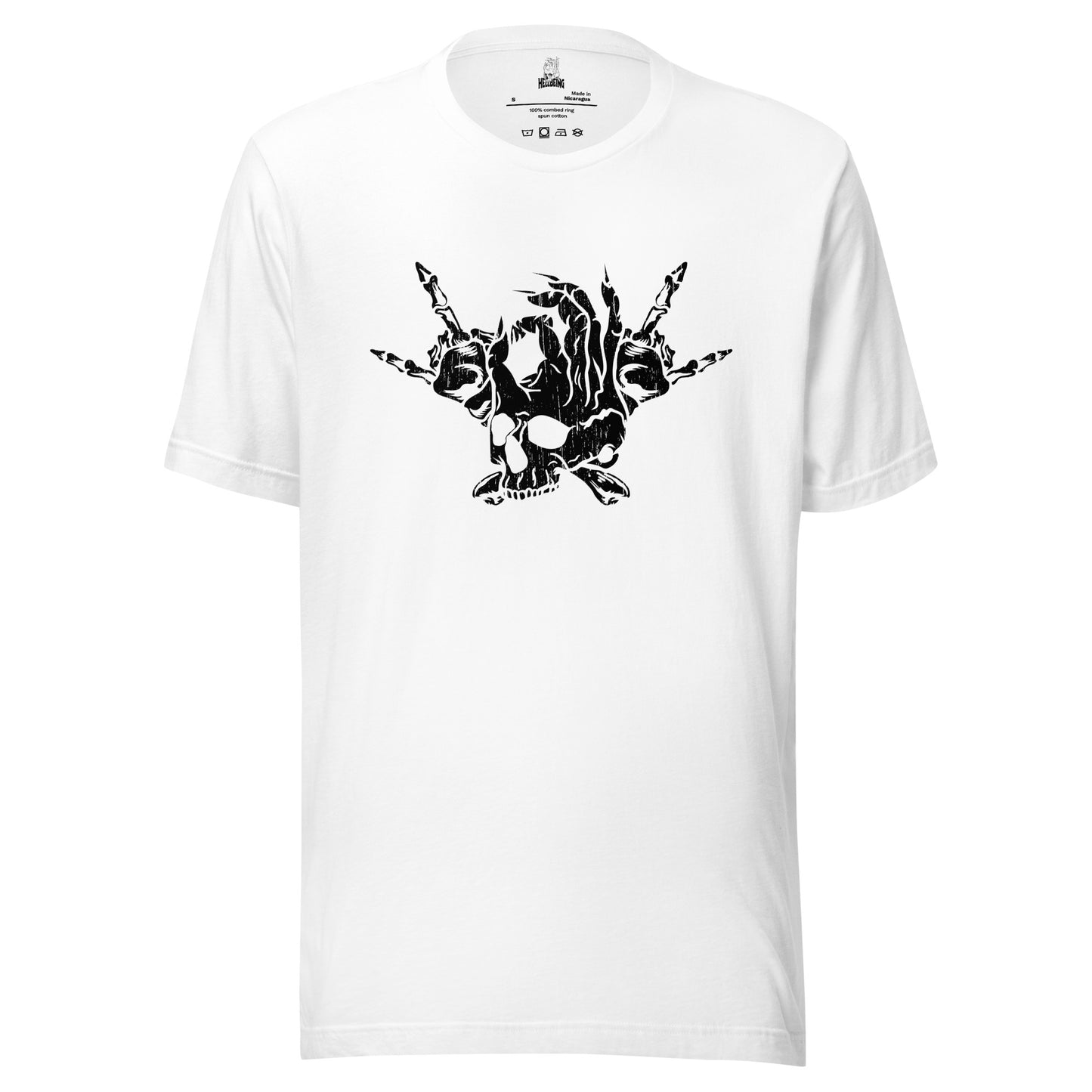 Hellbeing Skull and Crossbones t-shirt in white