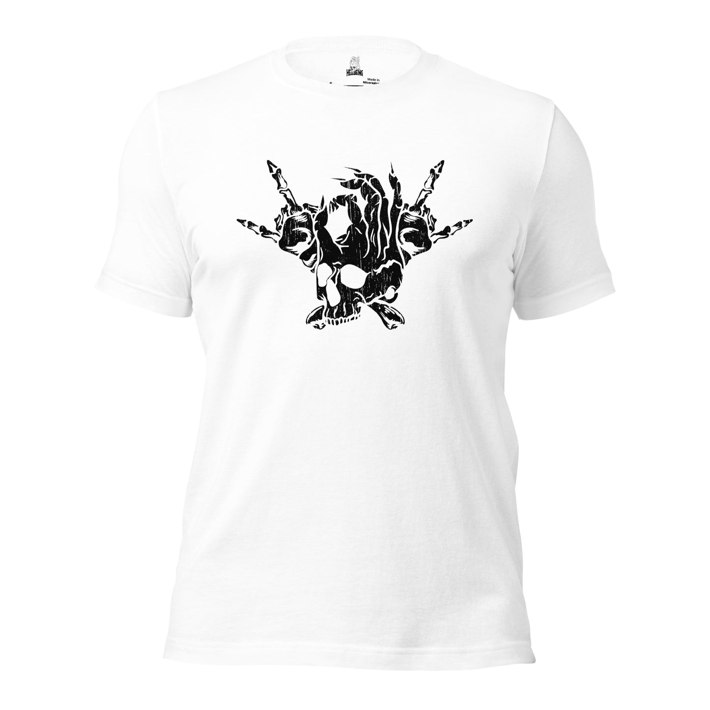 Hellbeing Skull and Crossbones t-shirt in white