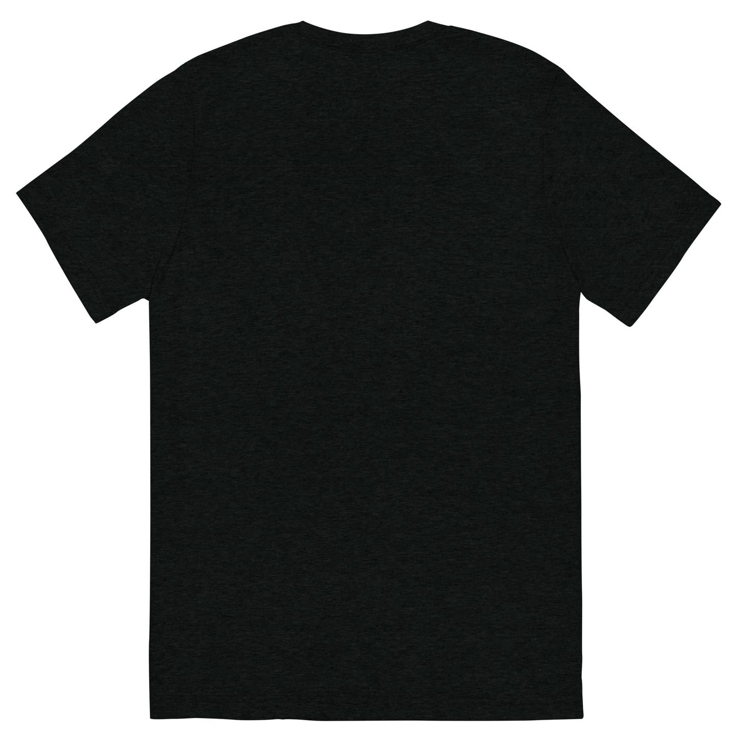 Hellbeing Hallowed Be Thy Strain solid black tri-blend t-shirt, back view